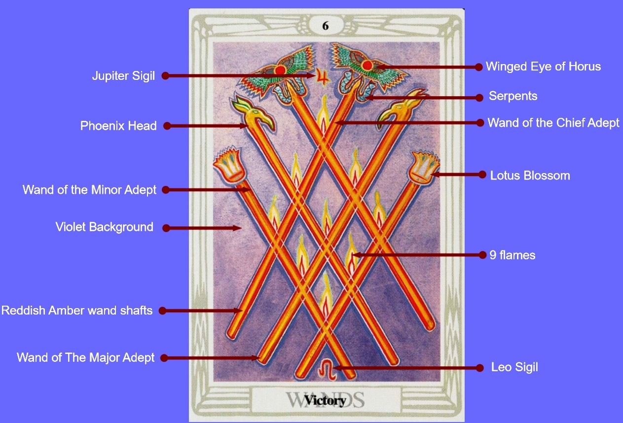 six of wands thoth tarot.
