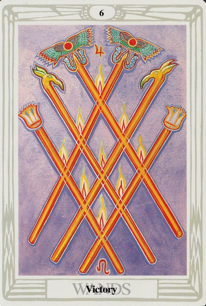 six of wands thoth tarot