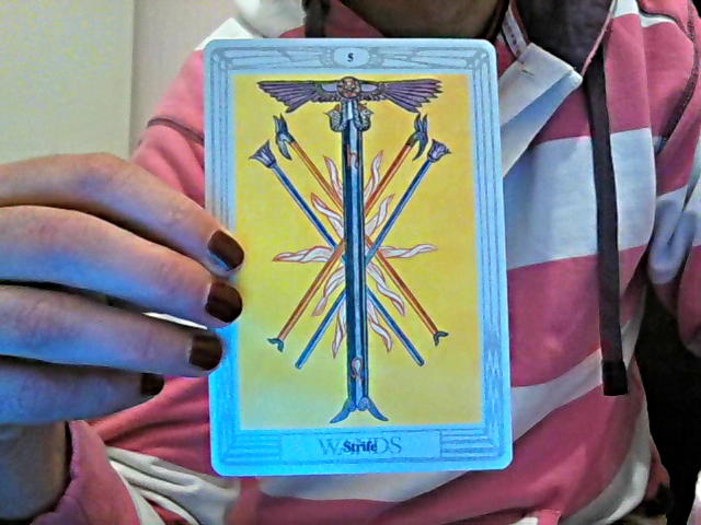 five of wands