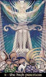 thoth priestess tarot card