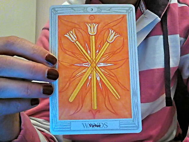 three of wands