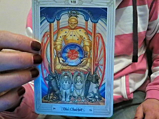 Thoth Chariot Tarot Card