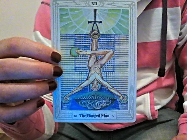 Thoth Hanged Man Tarot Card