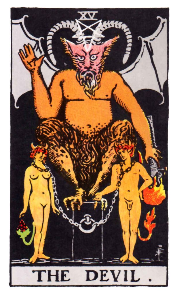 Thoth Devil Tarot Card