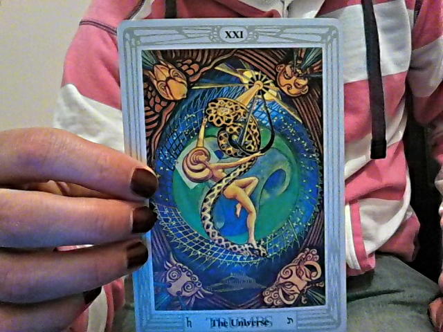 Thoth Universe Tarot Card